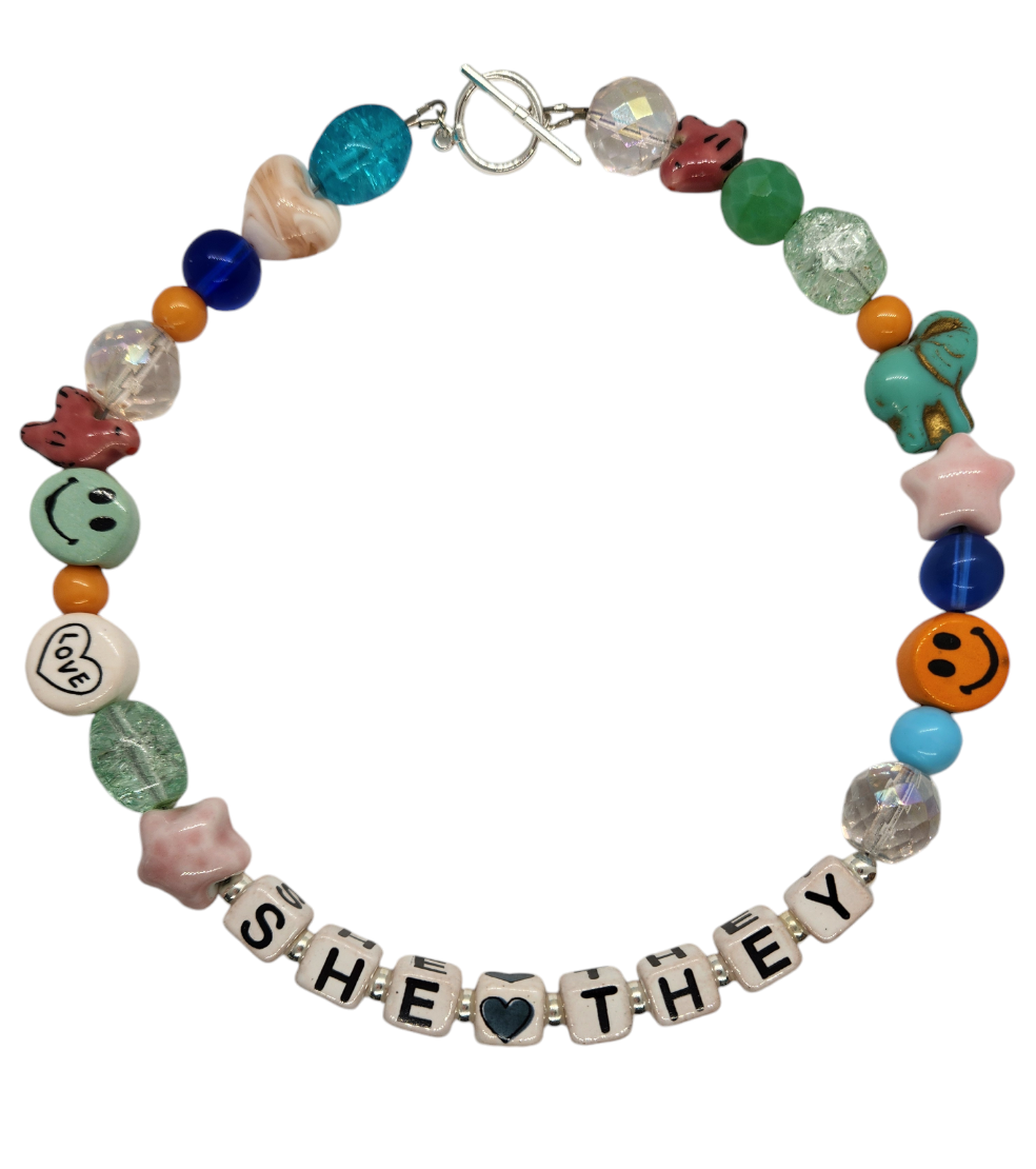 Custom Pronouns Necklace